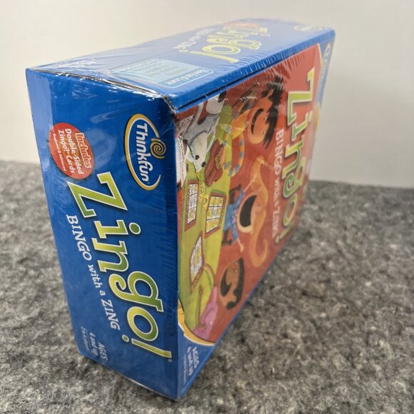 ZINGO! THINKFUN CHILDREN'S GAME BINGO WITH A ZING! AGES 4+ NEW SEALED - Picture 8 of 8